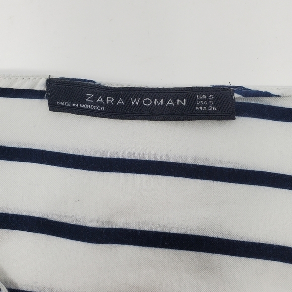 ZARA- Nautical Blouse- Women's- Size Small - Picture 4 of 9